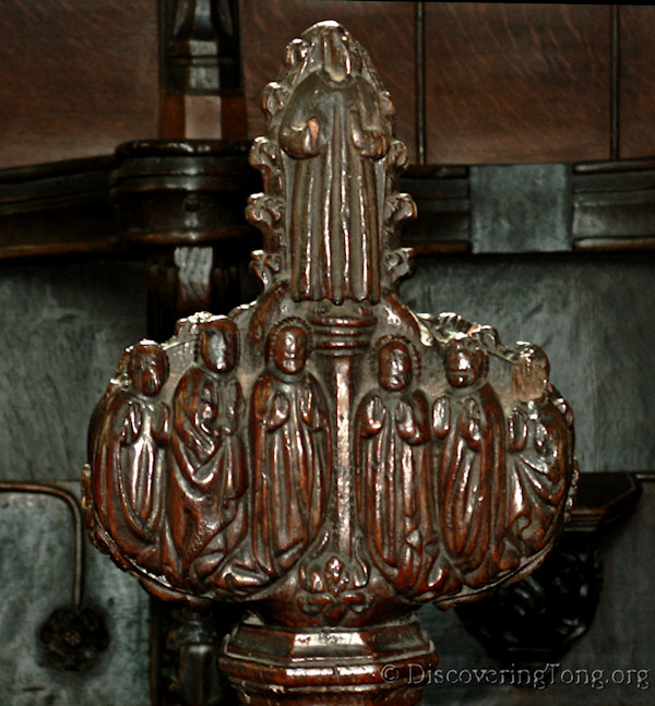 One of the Choir stall ends